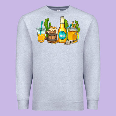 Beer Coffee Cups Premium Sweatshirt Designed By Adodesignshop