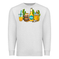 Oatmeal Heather beer coffee cups Premium Sweatshirt - AdoDesignShop