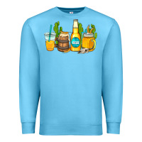 Ocean Blue beer coffee cups Premium Sweatshirt - AdoDesignShop