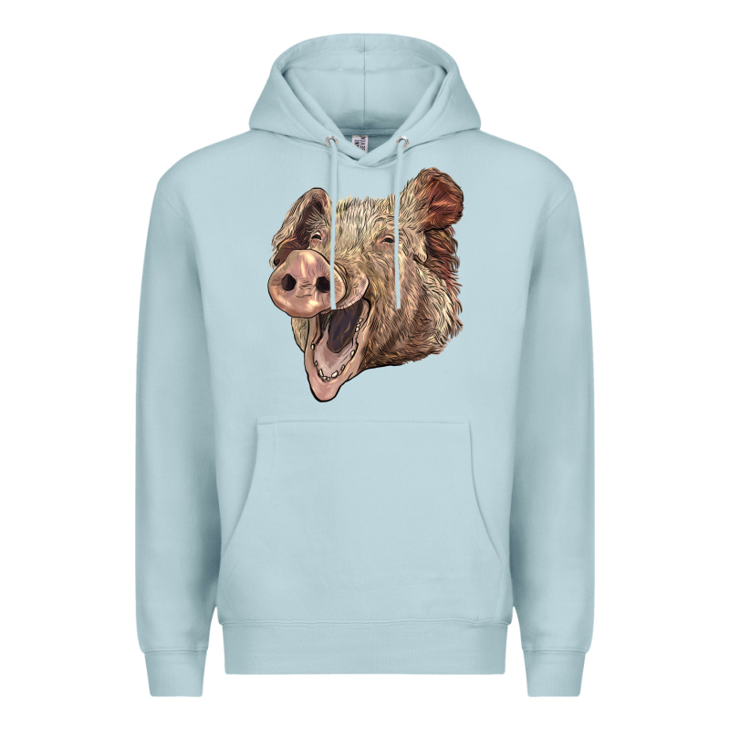 American Yorkshire Pig Face Premium Hoodie by LillyAllenDesigns | Teevron
