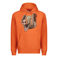 Carrot american yorkshire pig face Premium Hoodie - LillyAllenDesigns