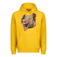 Lemon american yorkshire pig face Premium Hoodie - LillyAllenDesigns