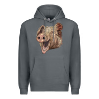 Rock american yorkshire pig face Premium Hoodie - LillyAllenDesigns