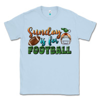 Dusty Blue sunday is for football Classic Tee - BundleAndBundleShop