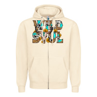 Sandshell wild soul Zipper Hoodie - Zillion Design Studio