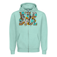 Seafoam wild soul Zipper Hoodie - Zillion Design Studio