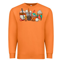 Carrot volleyball coffee cups Premium Sweatshirt - AdoDesignShop