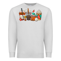 Dove Grey volleyball coffee cups Premium Sweatshirt - AdoDesignShop