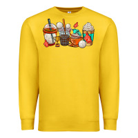 Lemon volleyball coffee cups Premium Sweatshirt - AdoDesignShop