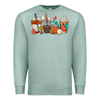 Seafoam volleyball coffee cups Premium Sweatshirt - AdoDesignShop
