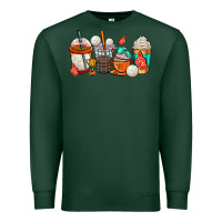 Sports Green volleyball coffee cups Premium Sweatshirt - AdoDesignShop