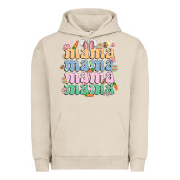 Pigment French Oak easter mama Urban Hoodie - MaliasSmallBusiness