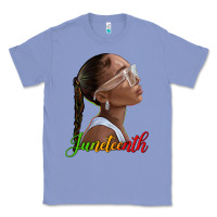 Colony Blue juneteenth black woman Classic Tee - texasbilliewilder