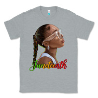 Heather Grey juneteenth black woman Classic Tee - texasbilliewilder