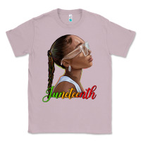 Lilac juneteenth black woman Classic Tee - texasbilliewilder
