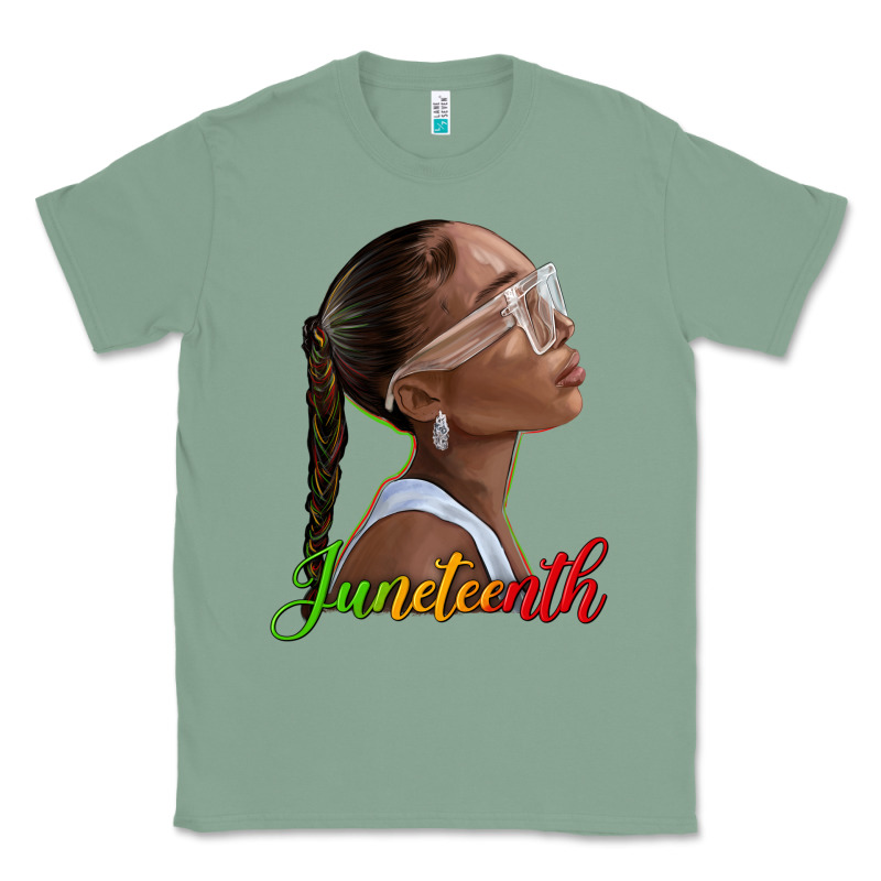 Juneteenth Black Woman Classic Tee by texasbilliewilder | Teevron