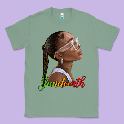 Classic Tee juneteenth black woman