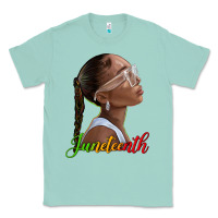 Seafoam juneteenth black woman Classic Tee - texasbilliewilder