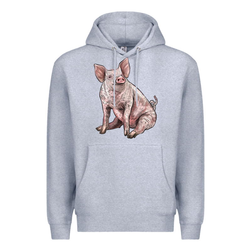 American Yorkshire Pig Premium Hoodie by LillyAllenDesigns | Teevron