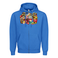 True Royal school bus driver coffee cups Zipper Hoodie - texasbilliewilder