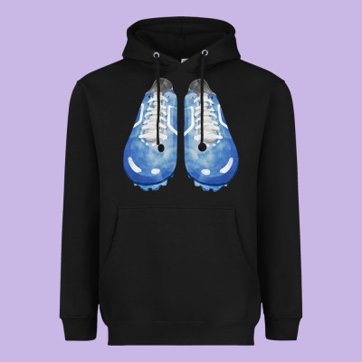 Blue Cleats Fa Element Heavyweight Hoodie Designed By Fadigitalartstudio