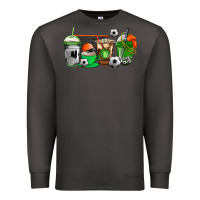 Smoke soccer coffee cups Premium Sweatshirt - AdoDesignShop