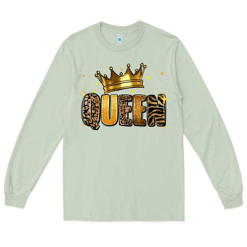 Queen Glitter Long Sleeve Tee by RanaPortraitStore | Teevron