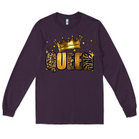 Plum queen glitter Long Sleeve Tee - RanaPortraitStore
