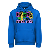 Cobalt aint no party like mardi gras Urban Hoodie - MaliasSmallBusiness