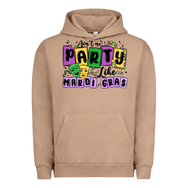 Aint No Party Like Mardi Gras Urban Hoodie by MaliasSmallBusiness | Teevron