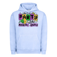 Pigment Grape Ice aint no party like mardi gras Urban Hoodie - MaliasSmallBusiness