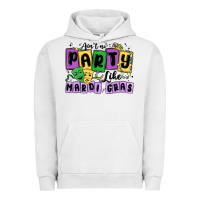 Pigment Lunar Rock aint no party like mardi gras Urban Hoodie - MaliasSmallBusiness
