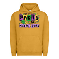 Pigment Peanut Butter aint no party like mardi gras Urban Hoodie - MaliasSmallBusiness