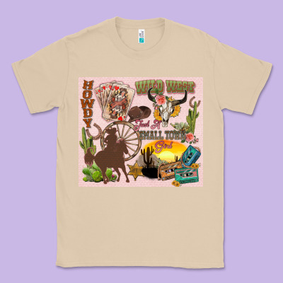 Classic Tee wild west western