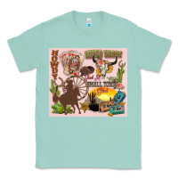 Seafoam wild west western Classic Tee - Zillion Design Studio