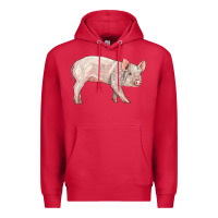 Cardinal american yorkshire pig  baby Premium Hoodie - LillyAllenDesigns