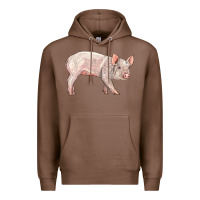Chestnut american yorkshire pig  baby Premium Hoodie - LillyAllenDesigns