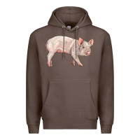 Coffee american yorkshire pig  baby Premium Hoodie - LillyAllenDesigns