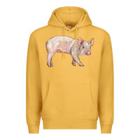 Mustard american yorkshire pig  baby Premium Hoodie - LillyAllenDesigns