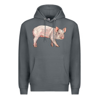 Rock american yorkshire pig  baby Premium Hoodie - LillyAllenDesigns