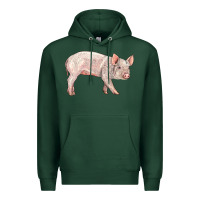 Sports Green american yorkshire pig  baby Premium Hoodie - LillyAllenDesigns