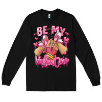Black be my valentine light skinned girl sneakers Long Sleeve Tee - RanaPortraitStore