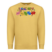 Antique Gold you are loved autism Premium Sweatshirt - JahusDesignShop