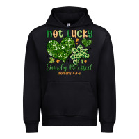 Black not lucky simply blessed Urban Hoodie - MaliasSmallBusiness