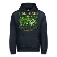 Navy not lucky simply blessed Urban Hoodie - MaliasSmallBusiness