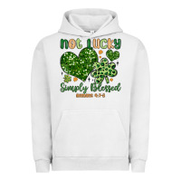 Pigment Lunar Rock not lucky simply blessed Urban Hoodie - MaliasSmallBusiness