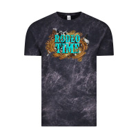 Cloud Black rodeo time  with leopard and cowhide Vintage Tee - Artiststas