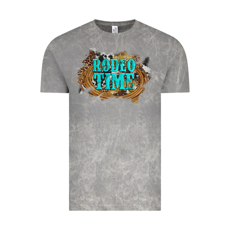 Rodeo Time  With Leopard And Cowhide Vintage Tee by Artiststas | Teevron