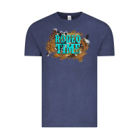 Vintage Denim rodeo time  with leopard and cowhide Vintage Tee - Artiststas
