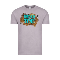 Vintage Zinc rodeo time  with leopard and cowhide Vintage Tee - Artiststas